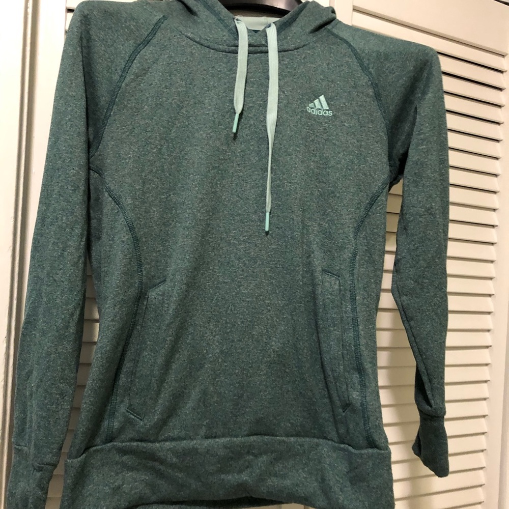 Hooded adidas sweatshirt